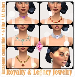 Sims 4 royalty CC Royalty & Legacy * Jewelry by ASW