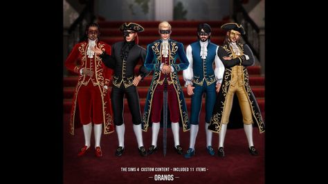 Sims 4 royalty CC Royalty Thebe Collection (11 CAS items) by Oranos