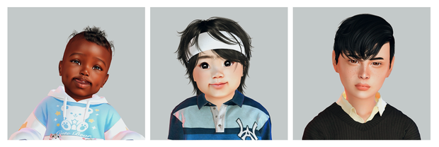 Sims 4 infant CC Sim Dump #60 - Infant, toddler, and child by DepressedSimmer