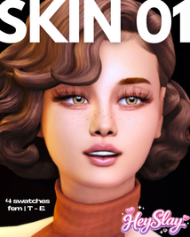 Sims 4 skins CC Sims 4 Baddie | Skin 01 by heyslay