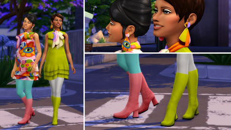 Sims 4 aesthetic clothing CC Summer in the City set by someone-elsa
